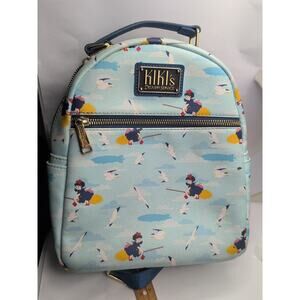 Loungefly Studio Ghibli Kiki's Delivery Service Kiki AllOver Print Mini Backpack
